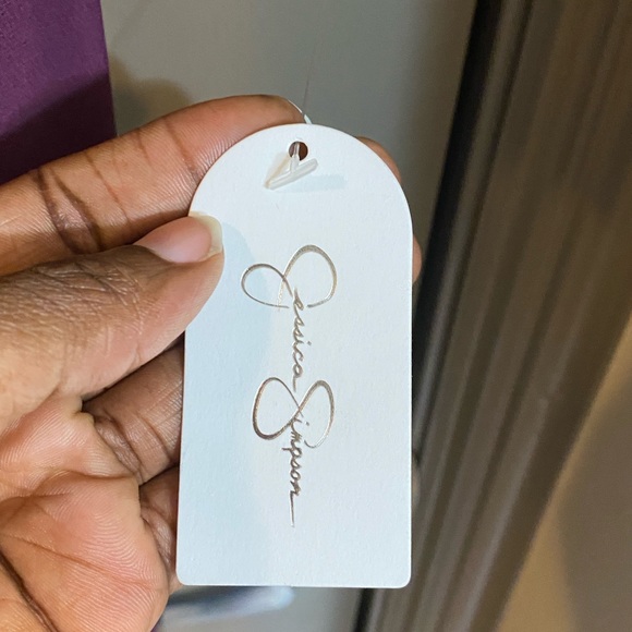 Jessica Simpson, plum, size 10 midi dress. NWT - Picture 4 of 5